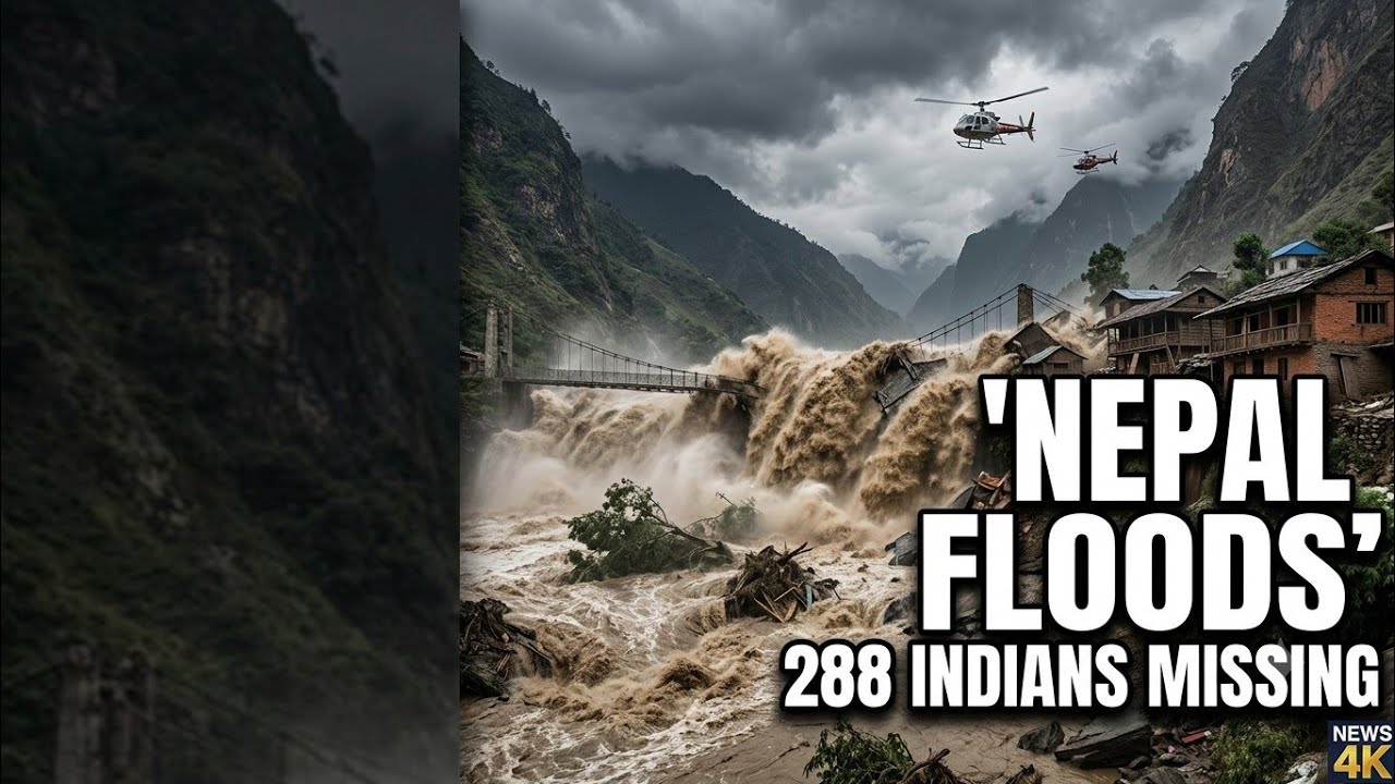 Nepal Floods: 288 Indians Missing after Himalayan Disaster #Nepal #India #News