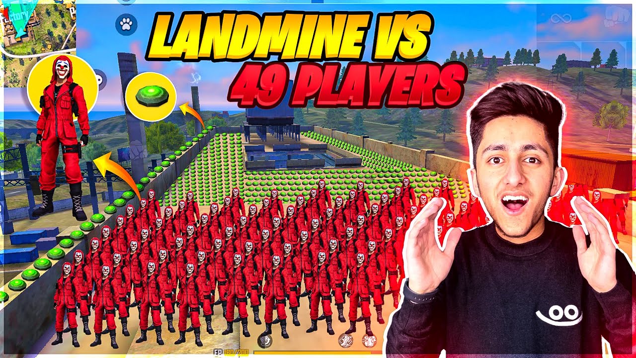 Мина против машины с 49 красными преступниками😂😂 на крыше завода - Garena Free Fire