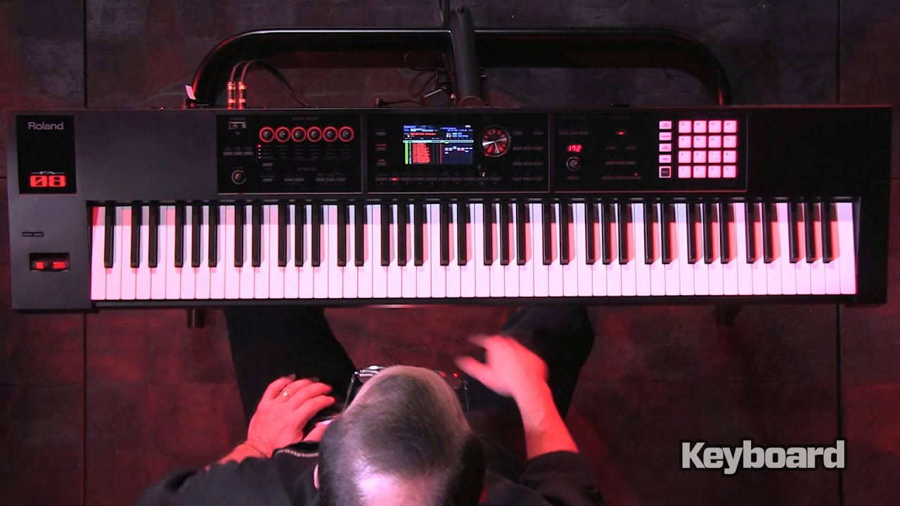 Roland FA-08 Workstation First Look 1 of 2