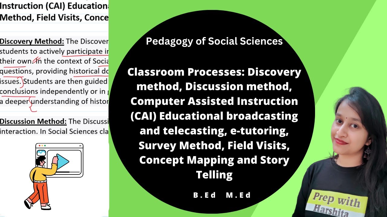 Classroom Processes: Discovery method, Discussion method, Computer Assisted Instruction (CAI)