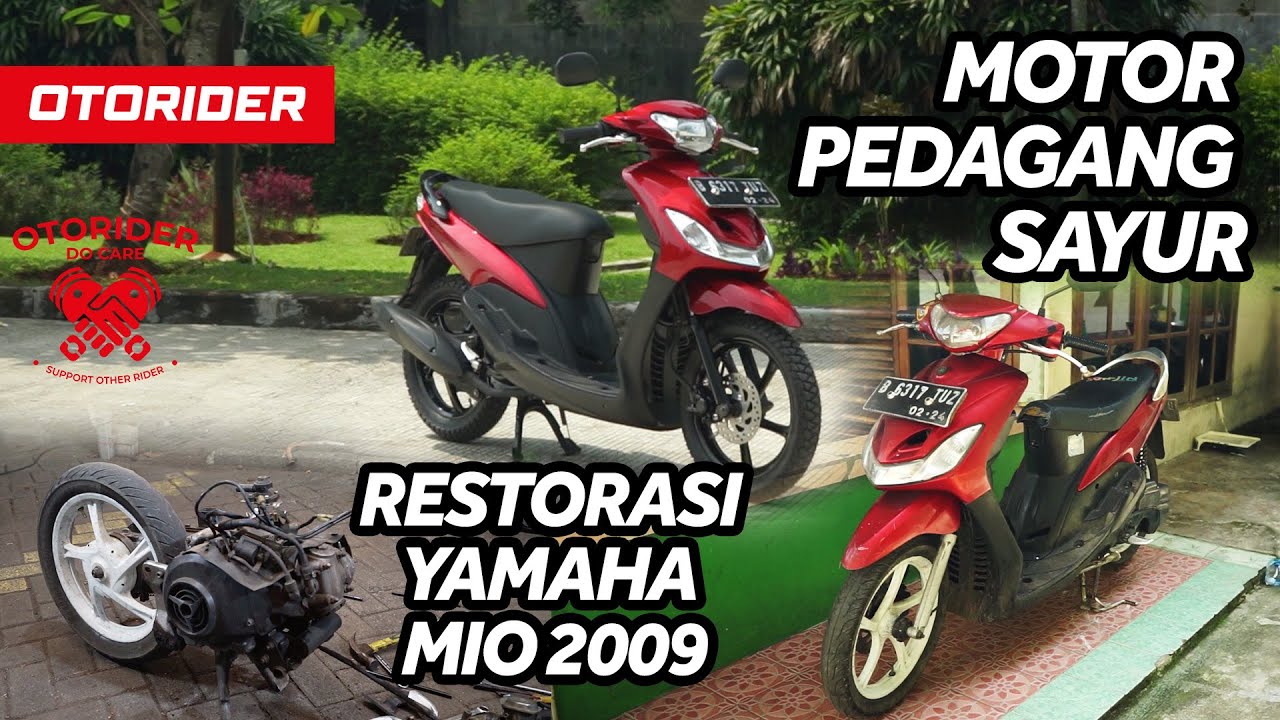 Restorasi Yamaha Mio 'Smile' 2023 Penjaja Sayuran | OtoRider Do Care
