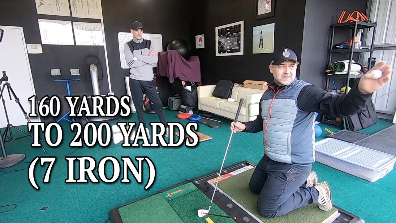 Jordan's 40 Yard Gain with the 7 Iron using ZEN Golf Mechanics