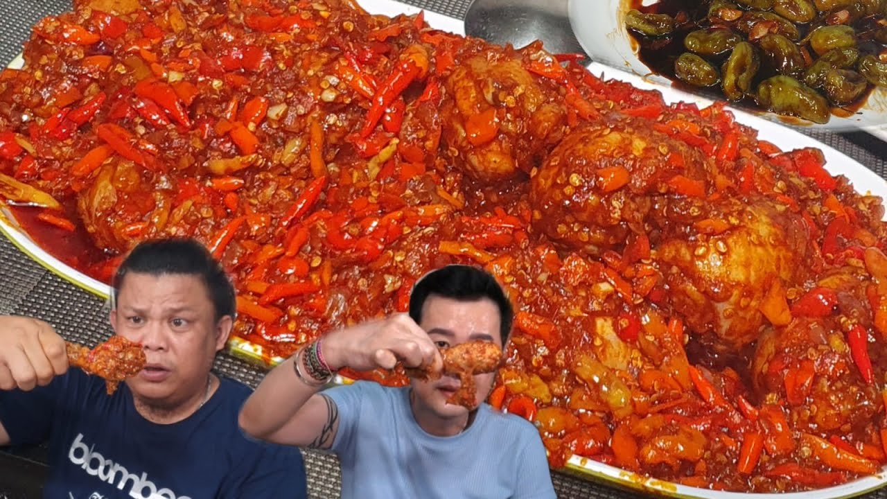 PENTUNGAN AYAM CHILI API,,NANGIS DAH !!