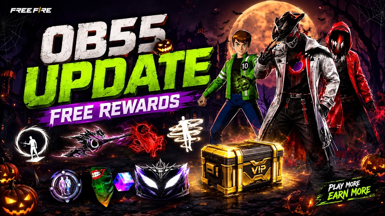 OB55 FREE REWARDS NARUTO + UNSEEN 🥵 M1887 RING EVENT 💯 EVO AWM REVIEW 🔥 OB55 ARRIVAL ANNI