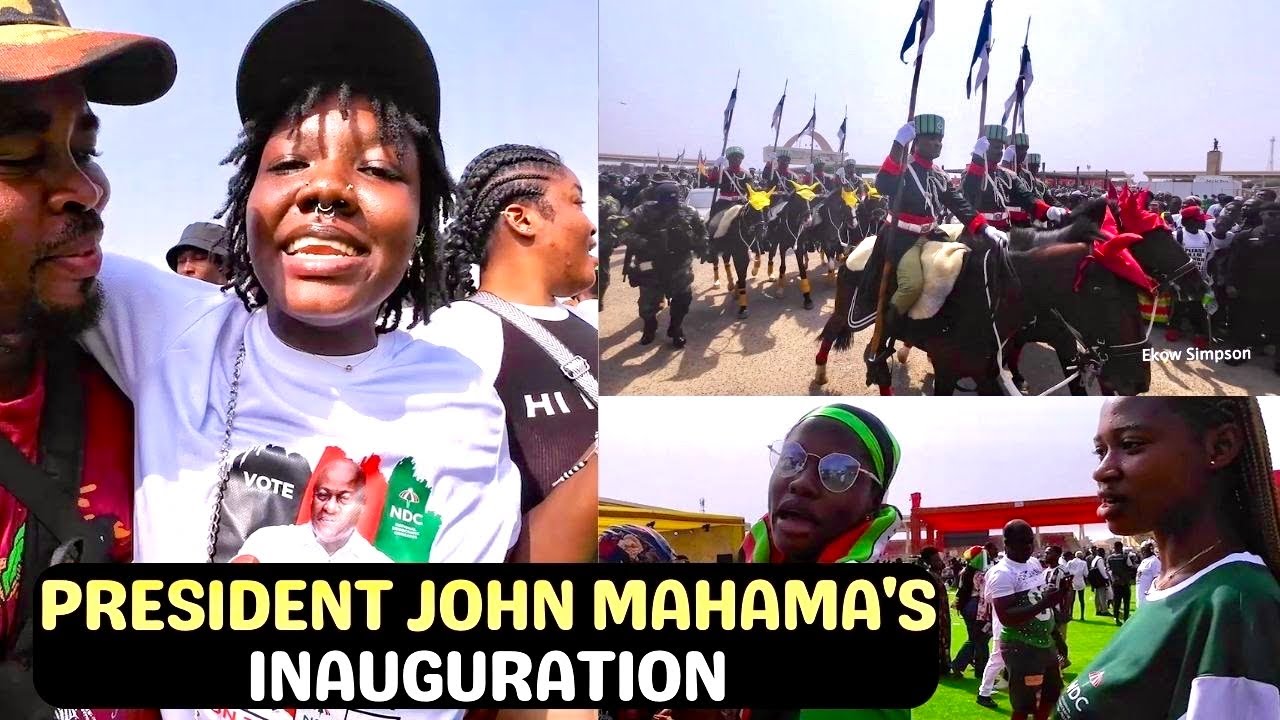 President John Mahama's Inauguration: Ghana's Newly Elected President Swearing In