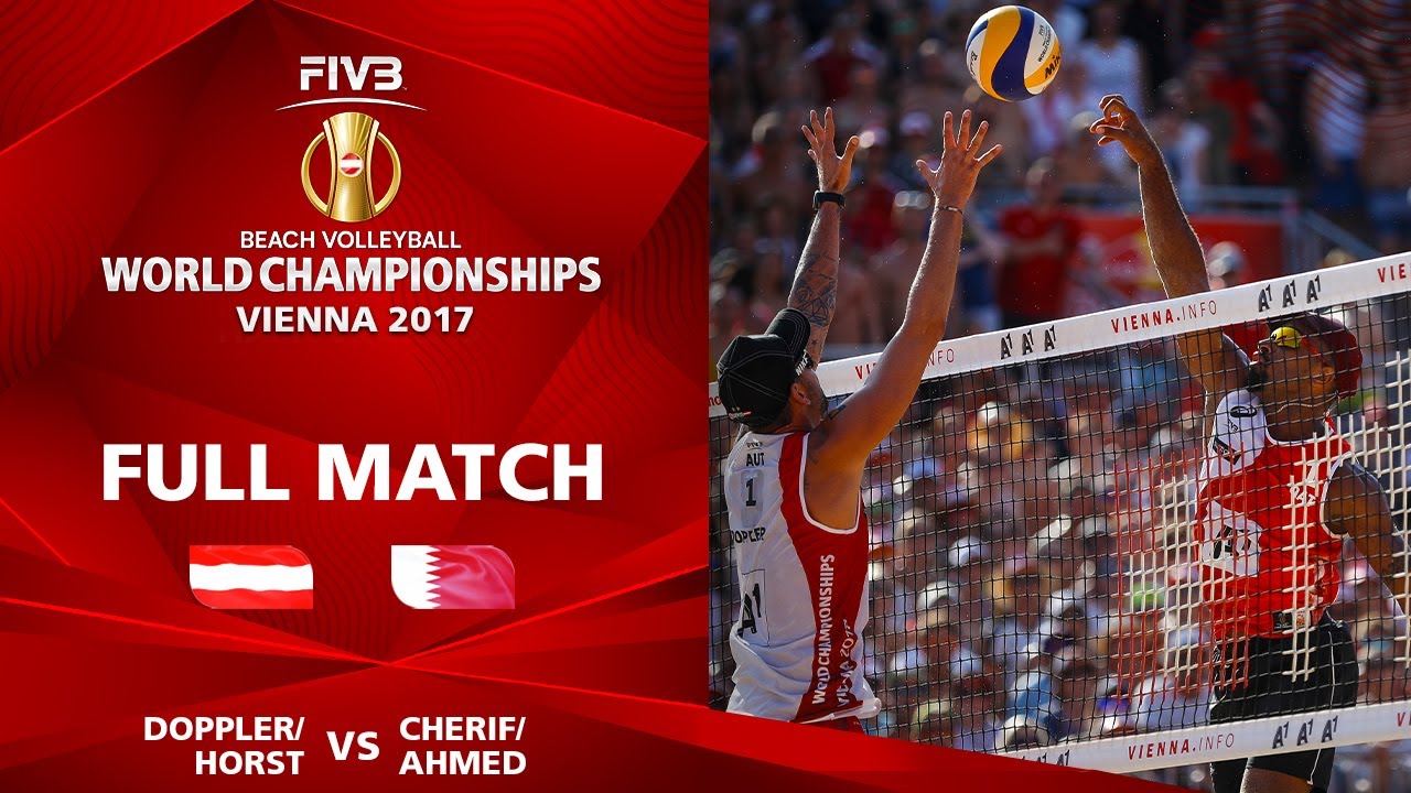 Doppler/Horst vs. Jefferson/Cherif - FULL MATCH | Beach Volleyball World Champs Vienna 2017