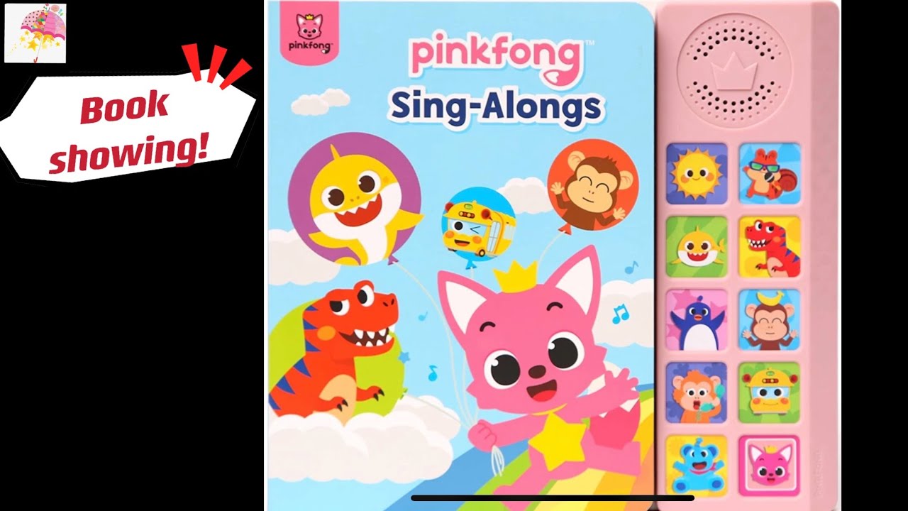 Book showing Pinkfong sing alongs | 碰碰狐音乐绘本｜儿童音乐书
