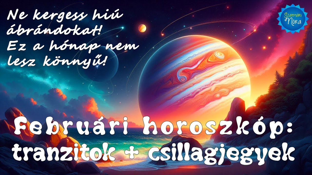 𝐅𝐞𝐛𝐫𝐮𝐚́𝐫𝐢 𝗛𝗼𝗿𝗼𝘀𝘇𝗸𝗼́𝗽 𝟮𝟬𝟮𝟔: A Szaturnusz és az Uránusz olyat tesznek, amit jó ideig többé nem!