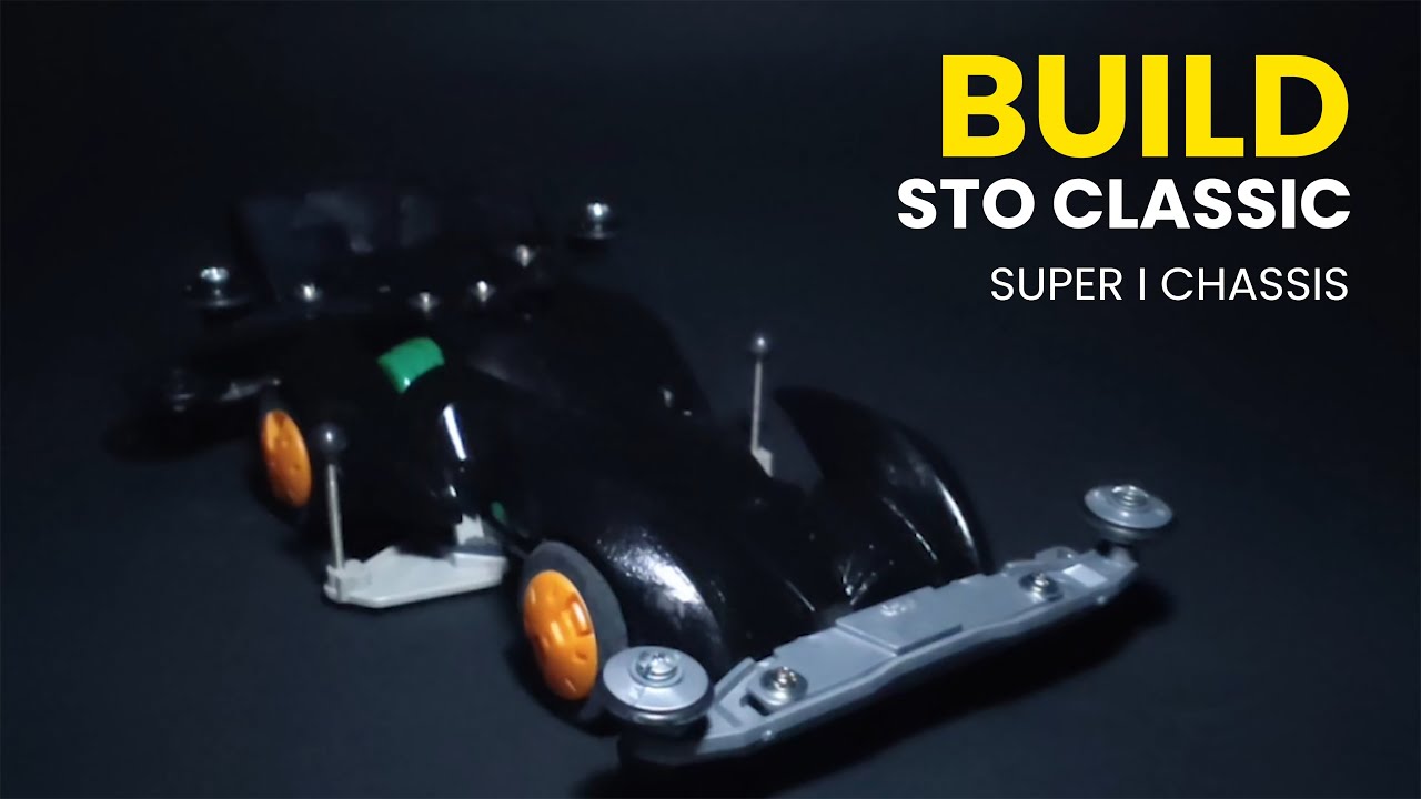 [ ミニ四駆 ] Bikin Tamiya Zaman Jadul - Build STO Classic (SUPER I CHASSIS) Dari Kit Shining Scorpion