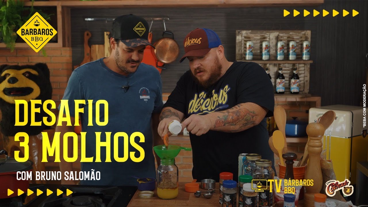 Desafio 3 molhos American BBQ com Bruno Salom&atilde;o | Desafio B&aacute;rbaros #1