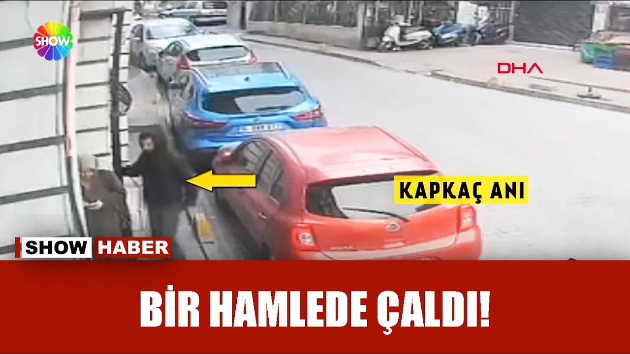 Kadının telefonunu kaptı kaçtı!