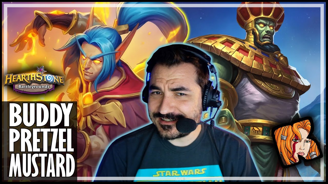 SPICY PRETZEL MUSTARD WITH BUDDIES?! - Hearthstone Battlegrounds
