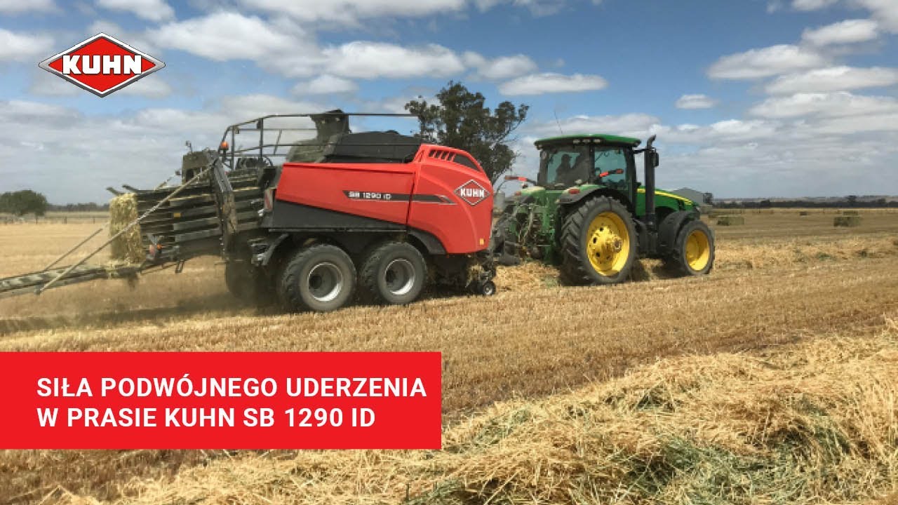 Siła podw&oacute;jnego uderzenia w prasie kostkującej KUHN SB 1290 iD 💪🏼