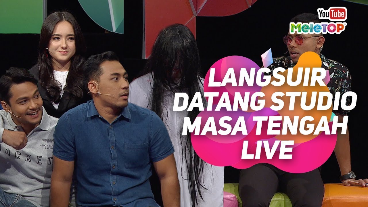 Langsuir datang studio MeleTOP masa tengah live! | Hannah Delisha , Syafiq Kyle & Firdaus Nadxaman