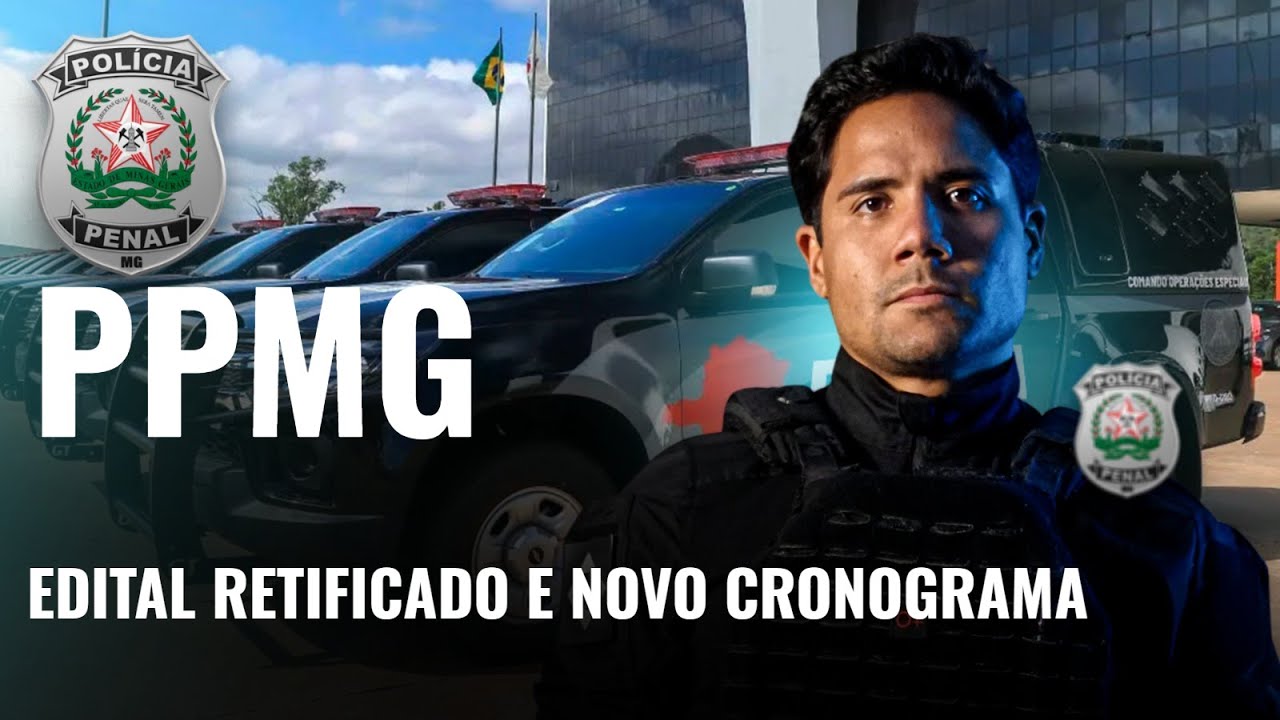Concurso PPMG: novas datas e edital retificado, banca AOCP