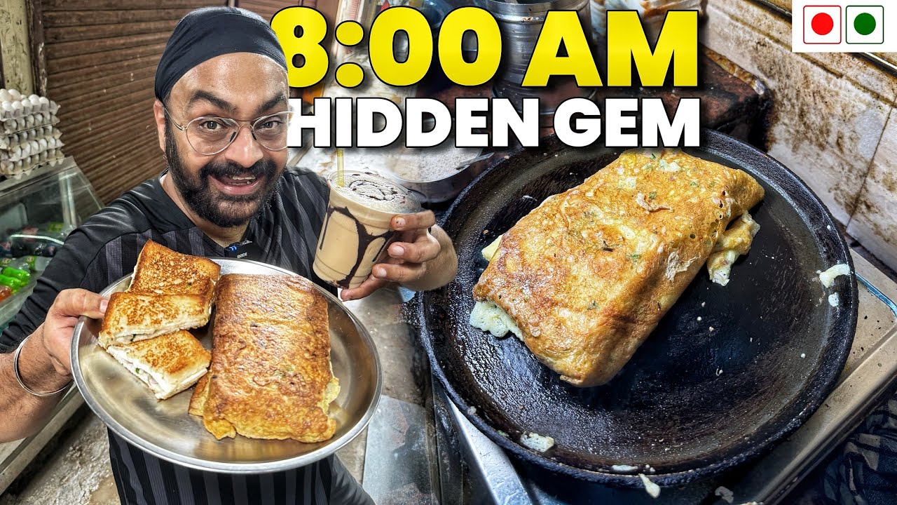 सुबह 8 बजे Fluffy Omelette और Cheese Toast का Must-Try Hidden Gem | Best Breakfast in Ambala
