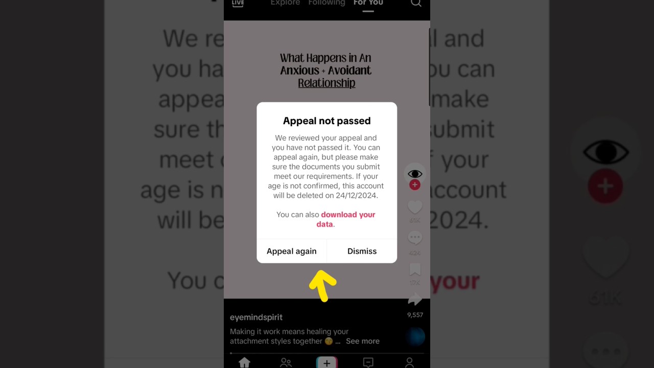 Suspended Tiktok Account Recovery 2024 just in one minute #shorts #suspendedtiktokaccountrecovery