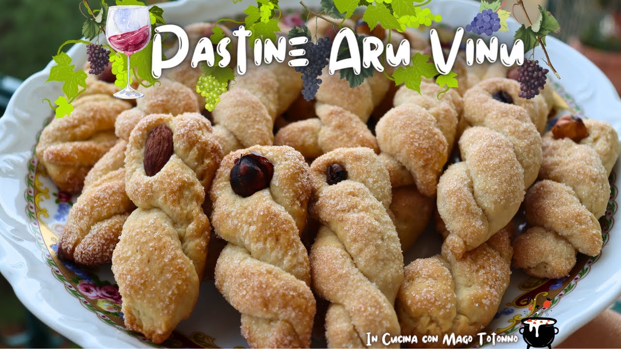BISCOTTI AL VINO BIANCO - Senza Uova e Burro - Ricetta Calabrese