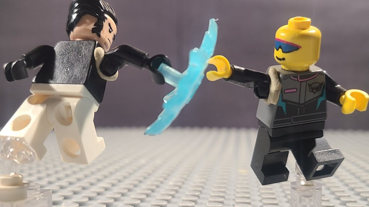LEGO Stop-motion Fight Scene | Anime Style