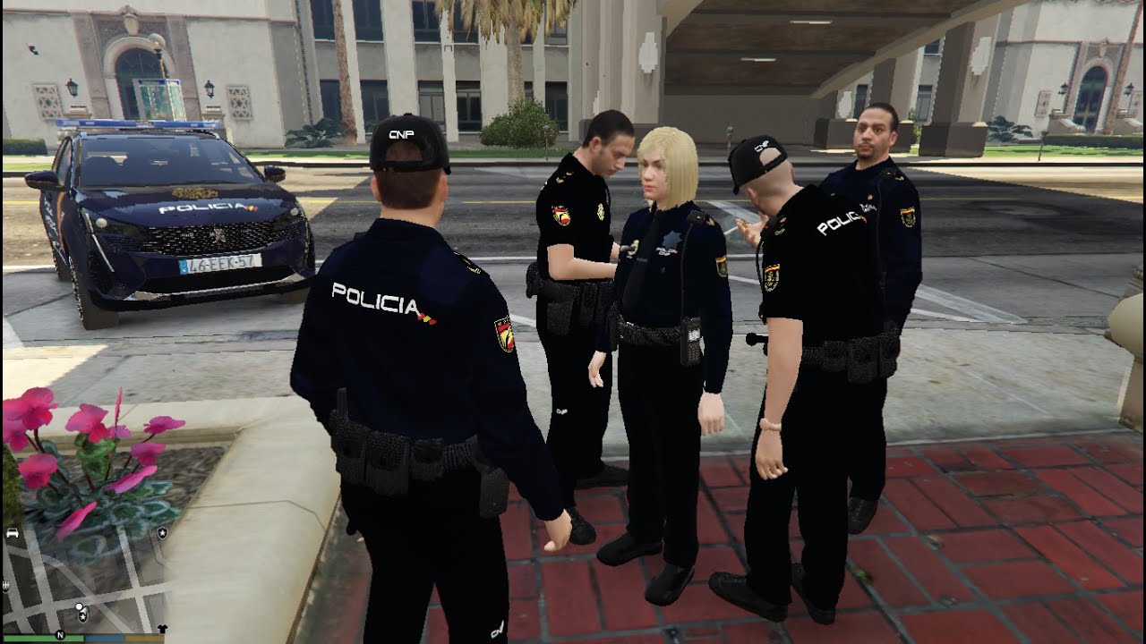 GTA V España - Day#29 Nuevo Peugeot CNP Policia nacional