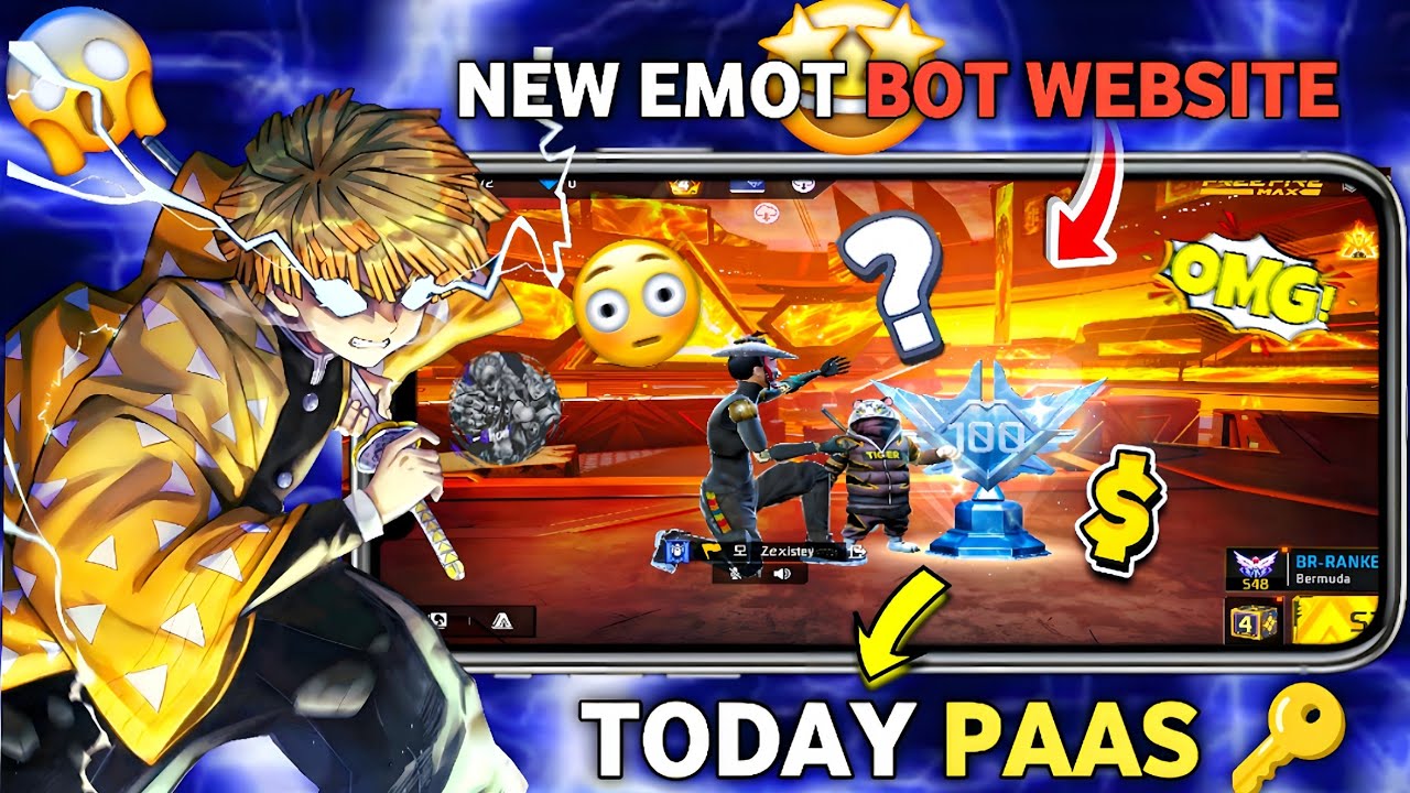 New website 🔥Today Paas🔑 Free Fire All Server Emote Website 100% Working 💥All Emotes Working 