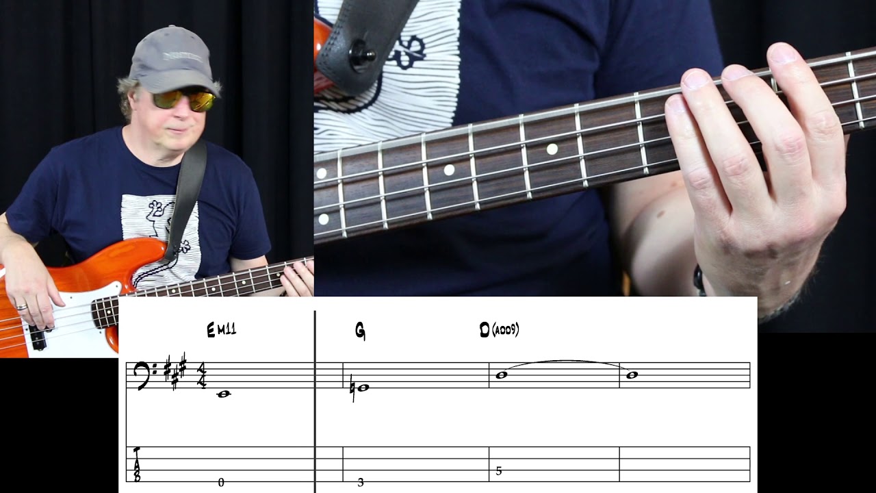 U2 - Beautiful Day (Bass cover with tabs)