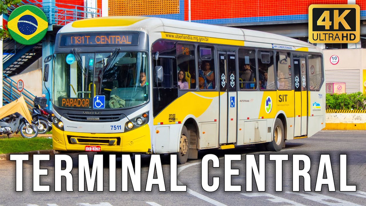 Terminal Central (Uberlândia/MG) - Movimentação de Ônibus #853