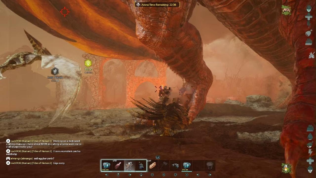 ARK ASA -  Balkania vs Alpha dragon