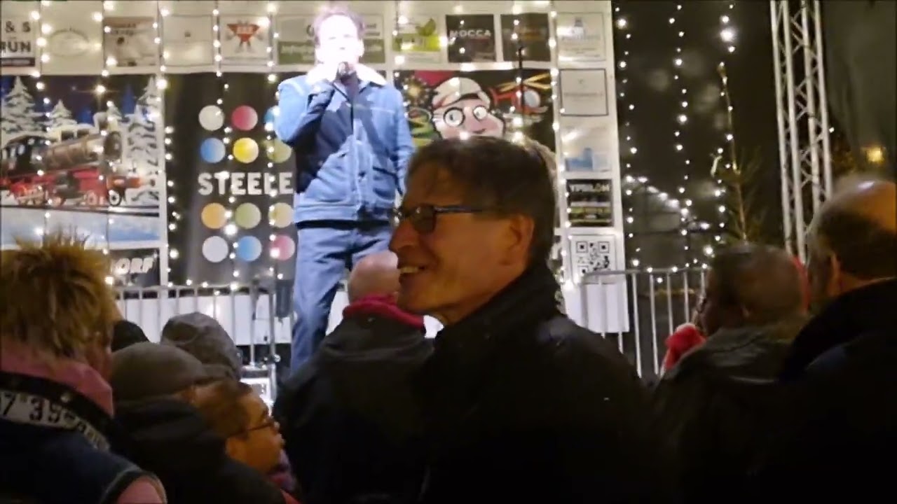 Christian Franke live auf dem Steeler Weihnachtsmarkt