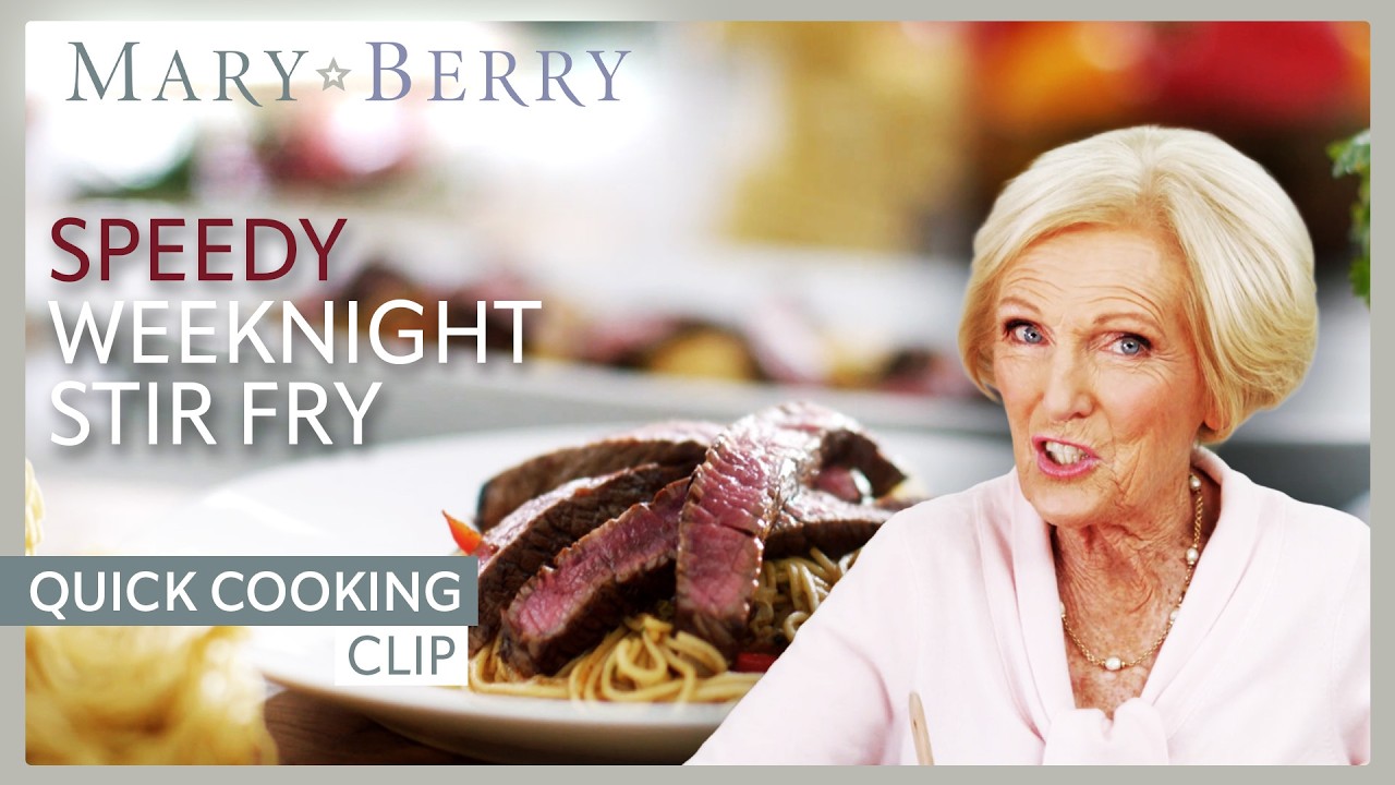 Beef & Pepper Stir-Fry (Speedy Weeknight Dinner Recipe) | Mary Berry's Quick Cooking | Mary Berry