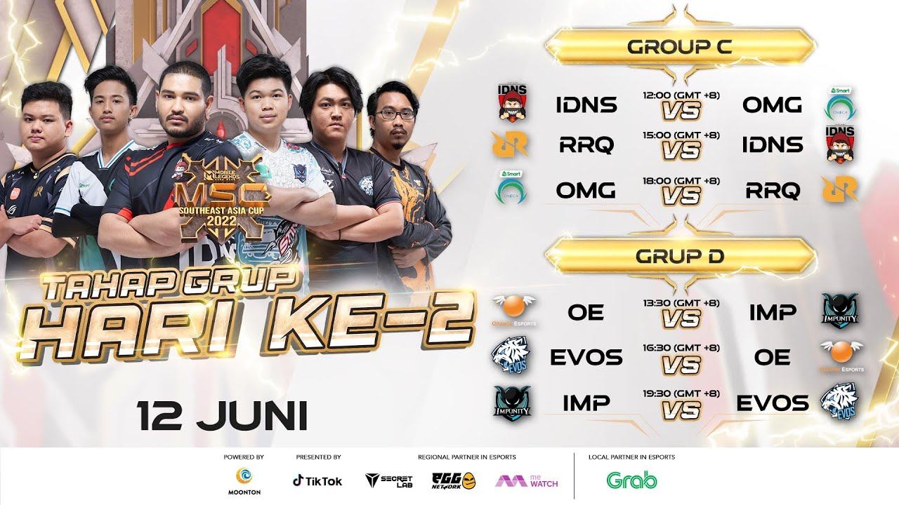 Bahasa Indonesia | Babak Grup MSC Hari Ke-2 | MLBB Southeast Asia Cup 2022