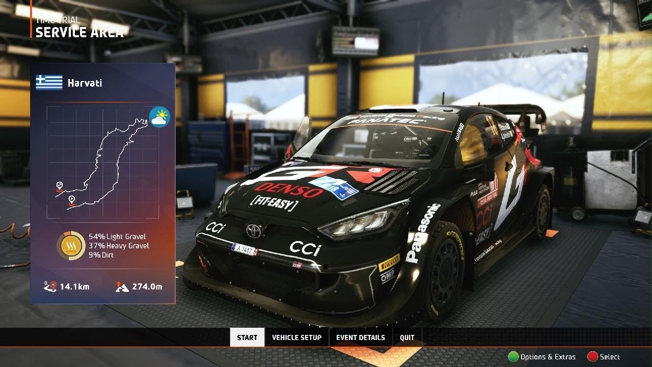 EA SPORTS WRC 🇬🇷Harvati Yaris Rally1 8:56.518