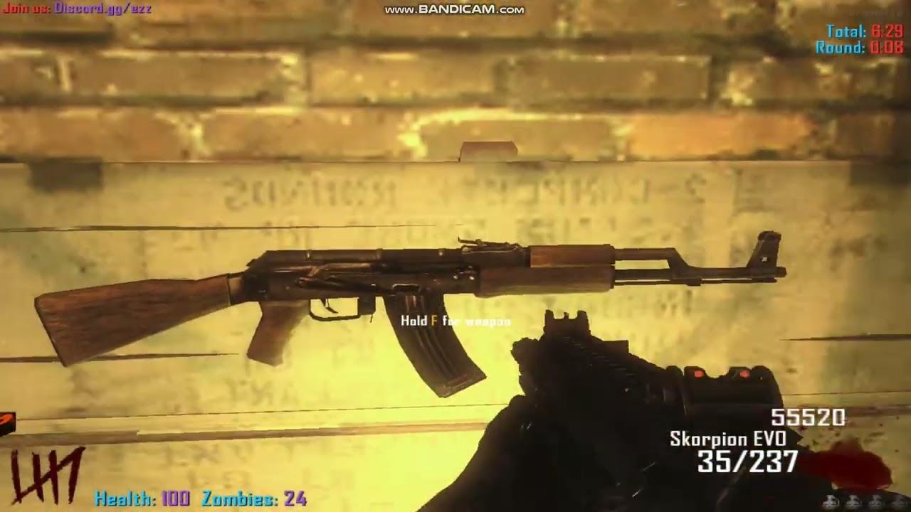 Call of duty Black ops 2 zombies (town) gameplay usando servidor plutonium 