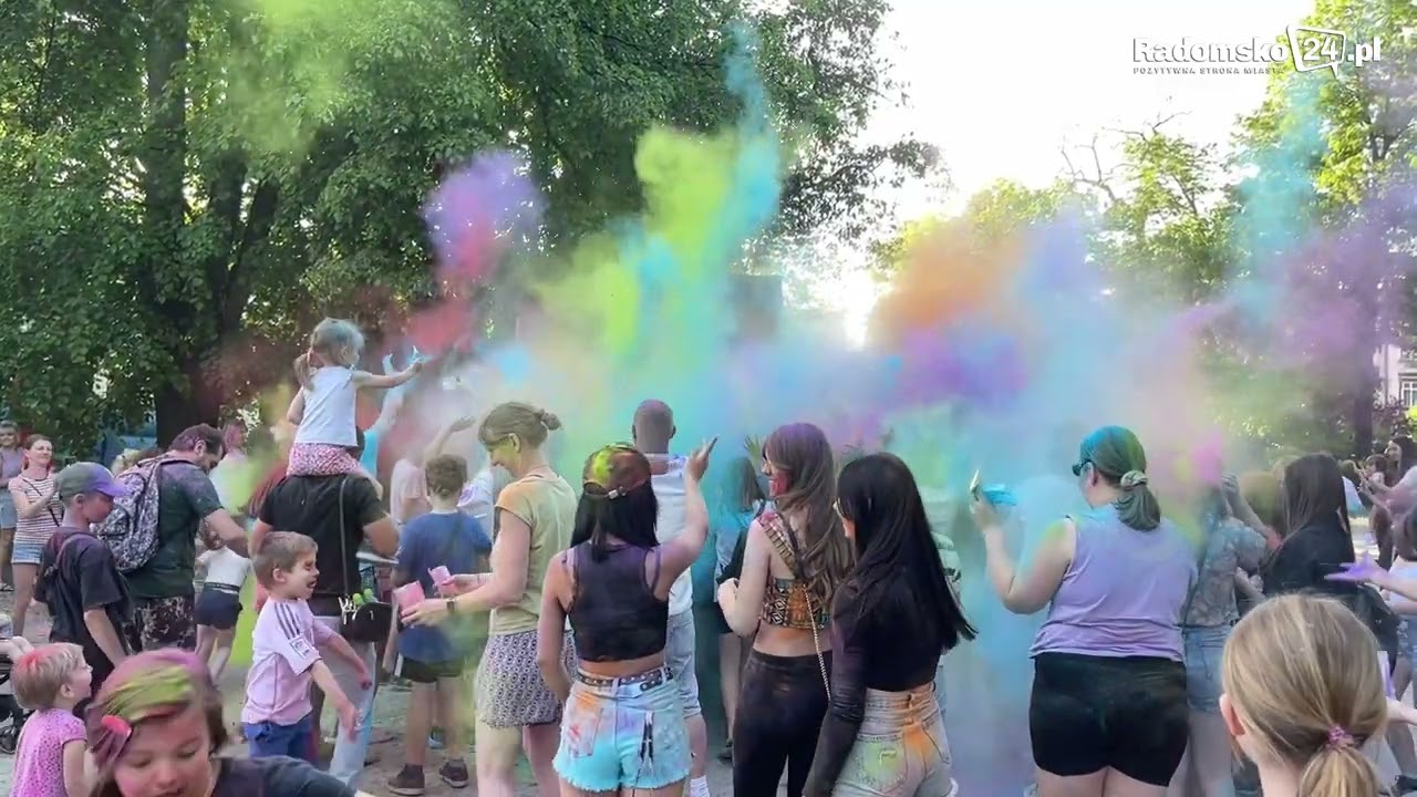 Magia kolor&oacute;w, czyli Holi Day 2024 w Radomsku