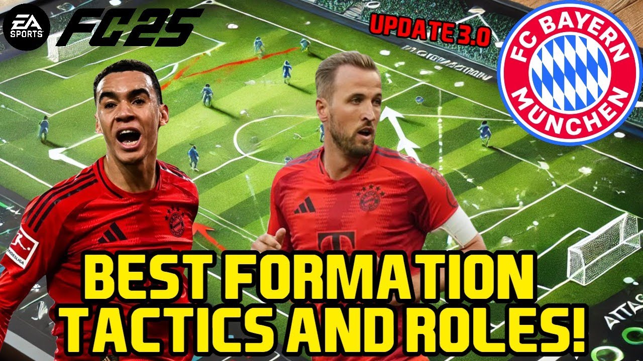 BEST BAYERN MUNICH Formation, Tactics and Instructions   EA FC 25