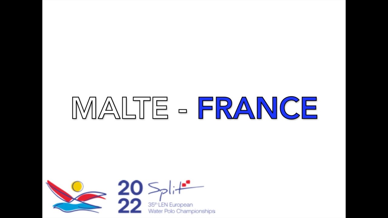 Water-Polo : Championnats d'Europe 2022 : Malte - France (Les buts) - J3