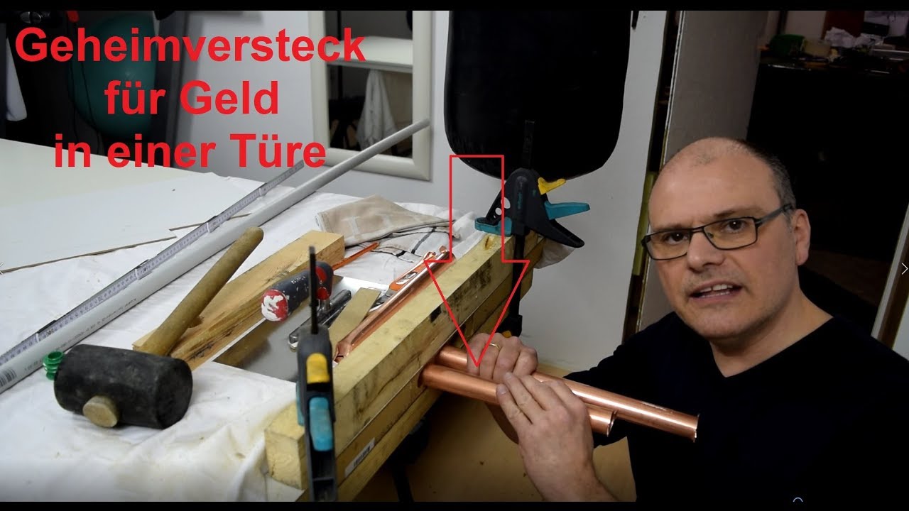 Ein Geheimversteck für Gold oder Geld in der Türe selber bauen