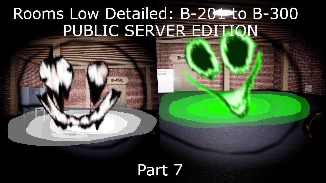Rooms Low Detailed: B-201 to B-300 (PUBLIC SERVER EDITION)