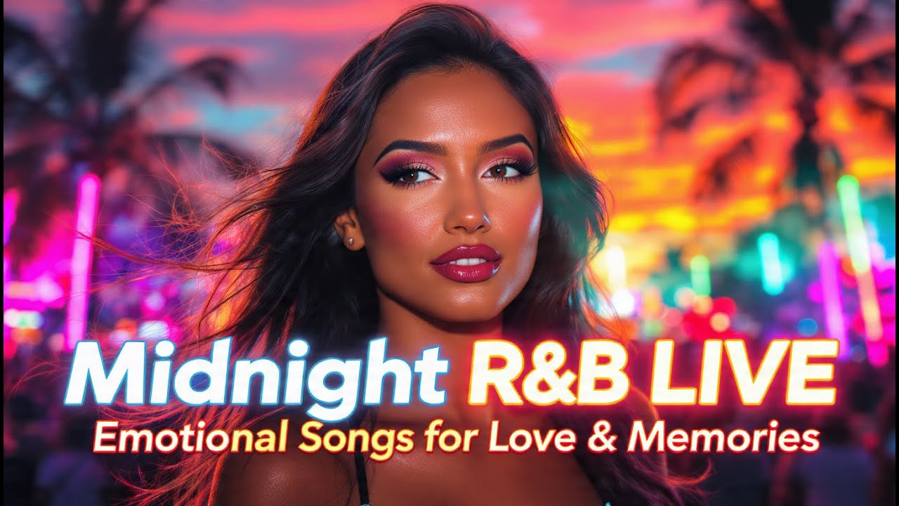 Midnight R&B LIVE 🌌 Emotional Songs for Love & Memories