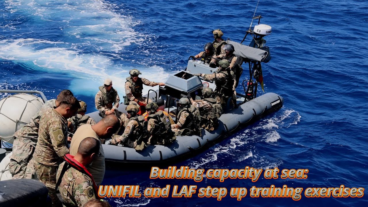 Building capacity at sea: UNIFIL and LAF step up training exercises