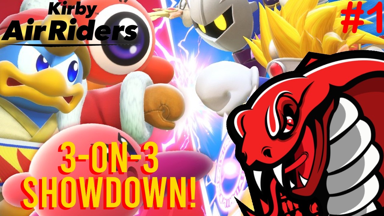 Kirby Air Riders Event Live Stream - 3-on3 Showdown! - カービィのエアライダー