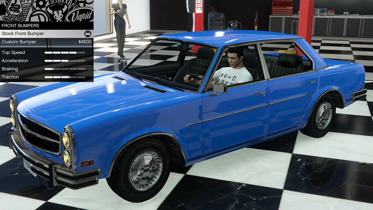 GTA 5 — Кастомизация транспортных средств из прошлых DLC — Benefactor Glendale (Mercedes W114/W11...