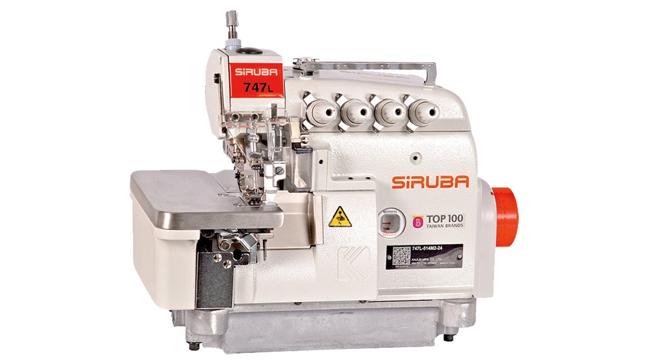 Tarmah Sewing Machine - SIRUBA 747L-514M-3-24 ULTRA HIGH SPEED OVERLOCK SAFETY STITCH MACHINE