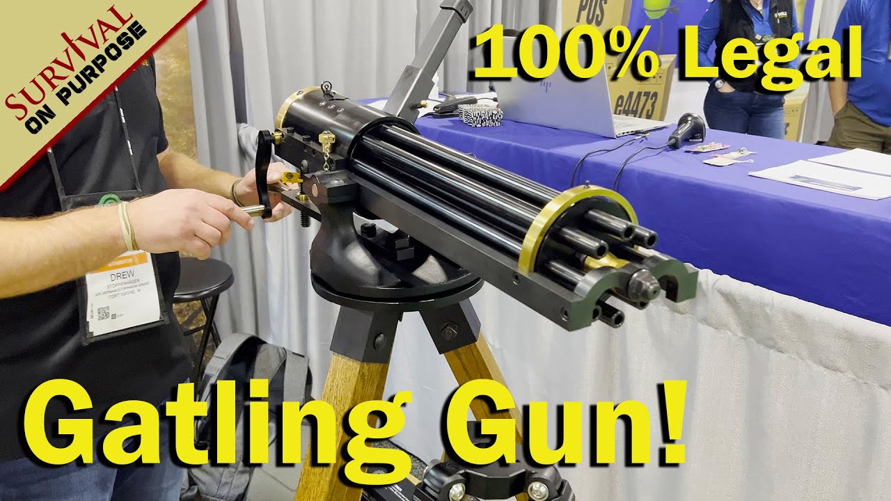 100% Legal Gatling Gun! - SHOT Show 2023