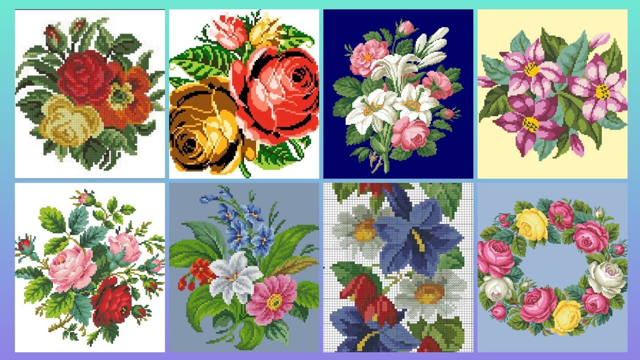 #1 Stunning & Elegant Cross stitch patterns/Charsuti Embroidery Design Ideas Hand made Embroidery