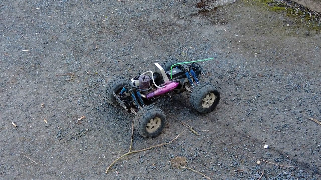 HPI Savage 21 With Original .21BB Engine Drives For The First Time In Many Years!