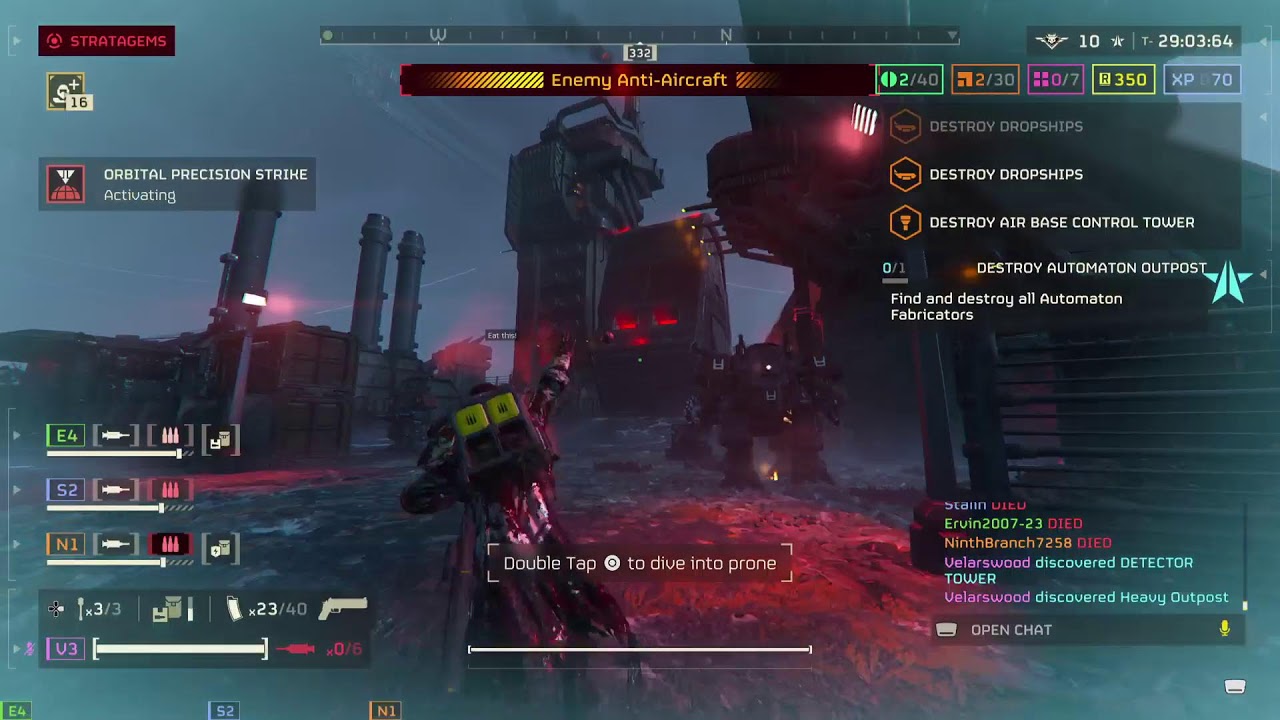 Helldivers 2 LANDFALL ON CYBERSTAN send prayers but not for me