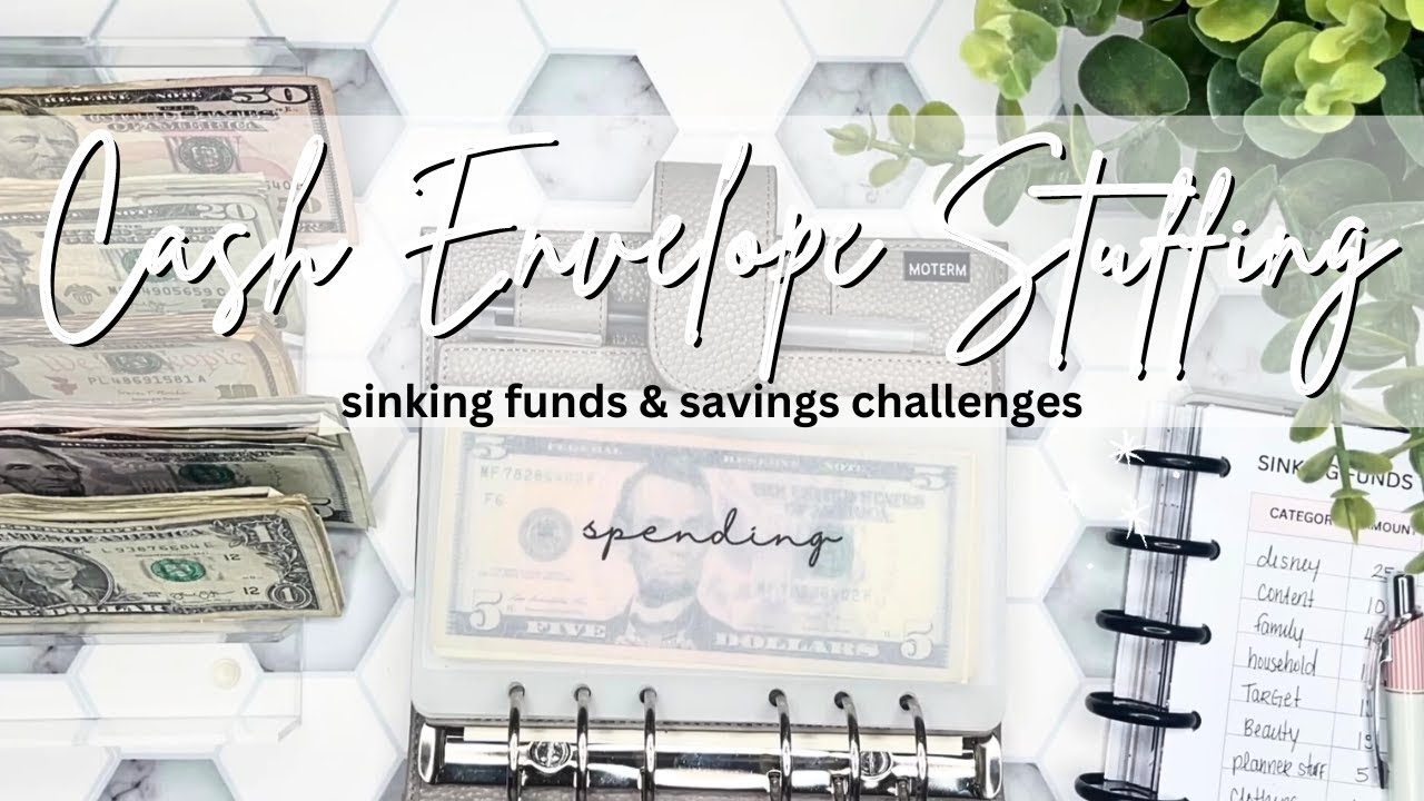 Cash Stuffing $589 | Cash Envelope Stuffing | Sinking Funds & Savings Challenges