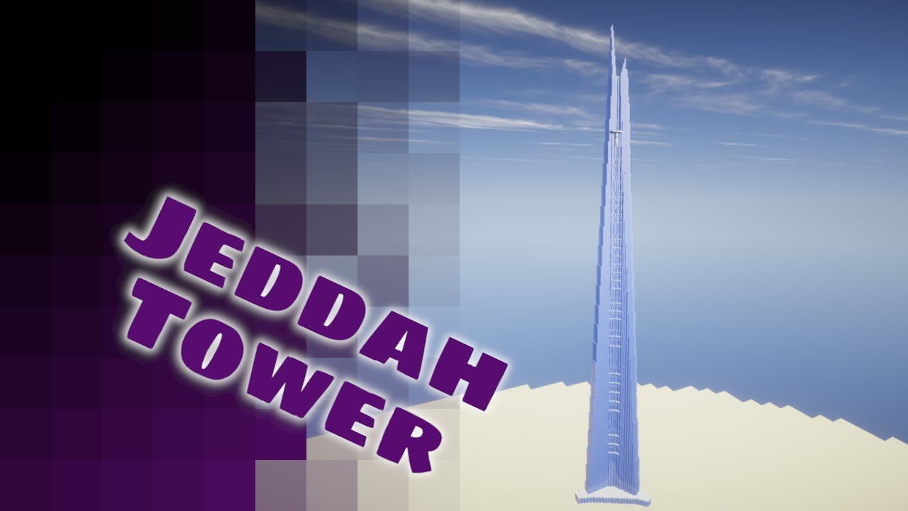 Minecraft Megastructure: Building the Jeddah Tower in Minecraft! (Timelapse)