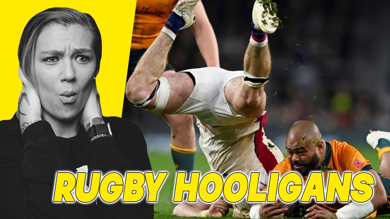 AMERICAN REACTS TO RUGBY HOOLIGANS | AMANDA RAE